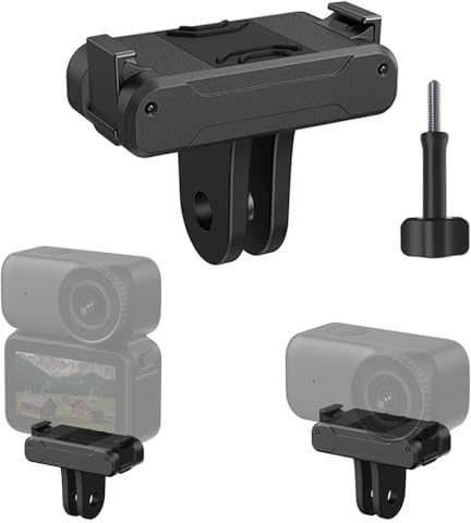 Supporto magnetico a sgancio rapido per DJI Osmo Nano, base di supporto in lega di alluminio per action camera con vite di bloccaggio, adattatore di montaggio di espansione staffa fissa per Osmo Nano
