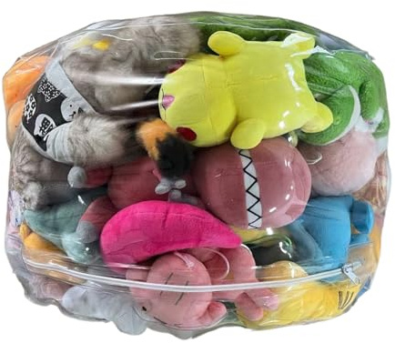 Pouf portaoggetti in peluche, organizer per giocattoli | Sedia a sacco per giocattoli | Sedia trasparente impermeabile per camera da dei bambini, stanza dei giochi, viaggi, casa, dormitorio