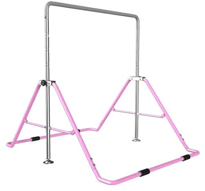 L6NqIAG Uso doméstico Altura Ajustable Plegable for Niños Gimnasia Horizontal Barra de Gimnasia