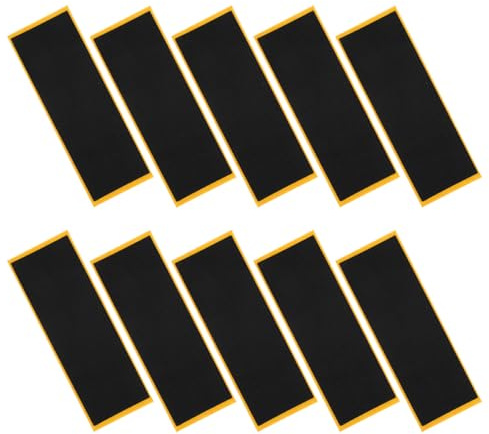 HONMEET 10 Piezas Cinta Antideslizante para Dedos de Monopatín Unidades Espuma para Fingerboards Accesorios de Agarre Flexible para Skate Dedos Mejora Estabilidad y Control