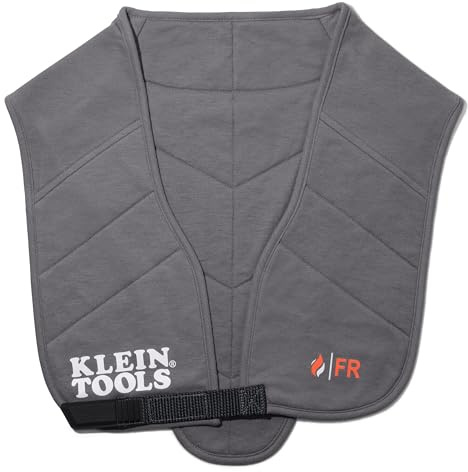 Klein Tools FRCLVST2 Flame-Resistant Cooling Vest, 90-Minute Active Cooling When Wet, Cat 2 Arc Flash, Soft Fabric with Adjustable Fit