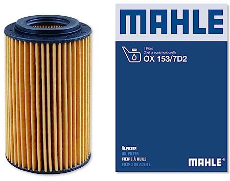 MAHLE Filtro de aceite motor Cartucho filtrante con juntas OX 153/7D2