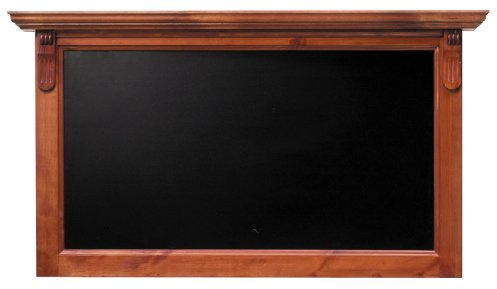 Securit Mahogany - Pizarra para tiza (60 x 100 cm, acabado lacado), color marrón