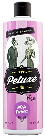 PETUXE Champú Hidratante para Perros y Gatos | Limpia, Hidrata y Nutre el Pelo Reseco y Dañado con Aceite de Oliva y Vitaminas | Ingredientes Naturales | 500 ml