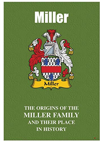I LUV LTD Miller Anglais Nom de Famille Livret D'histoire avec de Brefs Faits Historiques