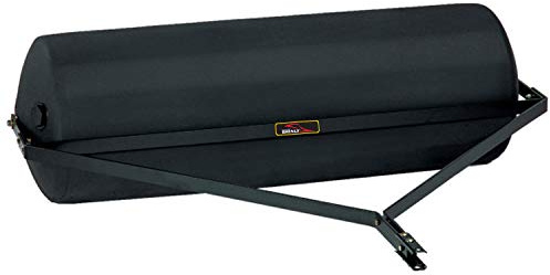 Brinly 485 lb. Tow Behind Poly Lawn Roller with Easy Turn Plug, 18 by 48