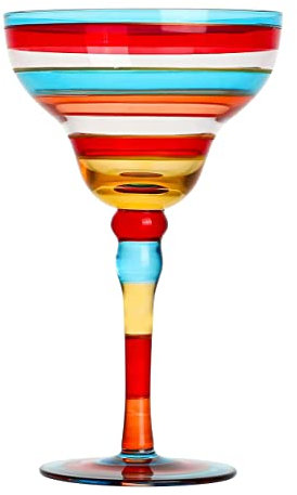 Målat Margarita glas, mexikansk samling Margarita glas utan stjälk Cup Set Unik/Dekorativa handblåsta glasvaror Margarita Glasögon,B