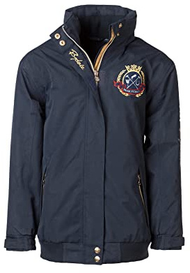 Kid's Bomber Jacket Boys Girls Equestrian Jackets Waterproof Coat Unisex (as8, age, 13_years, regular, Dark Navy)
