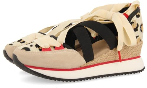 GIOSEPPO Rowlett, Zapatillas Mujer, Leopardo, 41 EU