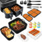 Airfryer Accesorios para Philips Dual Basket Airfryer 3000 Serie, 1:1, forma personalizada, libre de BPA, accesorios para freidora de aire caliente con molde de silicona y molde de silicona para