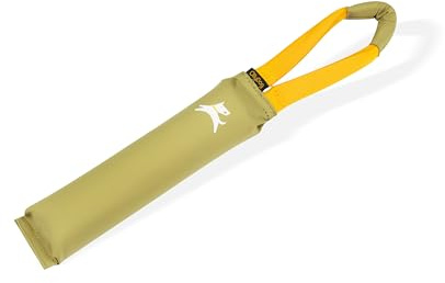 OllyDog Tugger | Dog Tug Toy for Tug of War & Training | Durable Bite Pillow | Eco-Friendly Recycled | Handle | Medium Large Dogs (Alchemy)