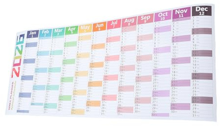 JOINPAYA Calendario Annuale 2026 da Parete Gigante Planner Mensile Sospeso in Carta Spessa Organizer per Casa Ufficio e Scuola Calendario Poster Planner Completo per Pianificazione