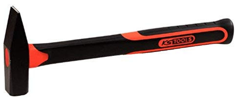 KS Tools 142.1311 Schlosserhammer mit Fiberglasstiel, 100g