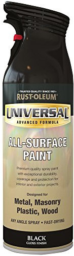 Rust-Oleum 400ml Universal Spray Paint - Gloss Black