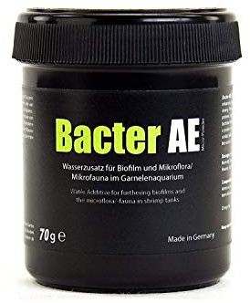 GlasGarten Bacter AE Shrimp (70g) | Nutrients for Live Freshwater Shrimp Food/Aquarium Water (Neocaridina, Amano, Red Cherry, Rili)