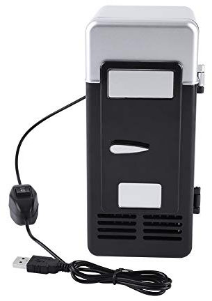 MAGT Réfrigérateur, Mini Refrigerateur Usb Refrigerateur Usb Portatif USB De LED Refroidisseur Et Réchauffeur for Garder Le Café De Cola Au Bureau De La Voiture