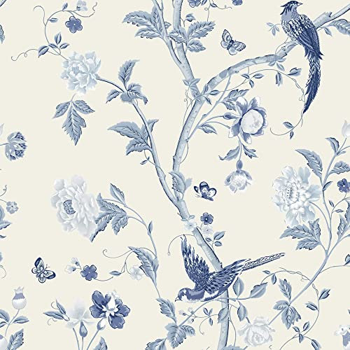 Laura Ashley Papier peint Palais d'été Bleu roi