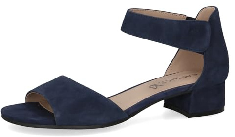 CAPRICE Sandalia para Mujer 9-28212-42 G-Wide, Ocean Suede, 39 EU