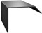 HSS® Dachrandprofil ISOS RAL7016 Anthrazit 195cm Länge Flachdach, Dachkante, Blechrand, Randprofil für Dachabdichtung (Verbinder 10cm)