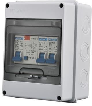 Boîte à fusibles en saillie pour garage, caravane, atelier, villa, chantier, protection contre les courts-circuits, disjoncteur