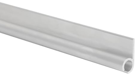 Riel de refuerzo de aluminio, 8 unidades, 50 cm, riel de refuerzo de 45°, riel para toldo, canal C, para autocaravana, camping