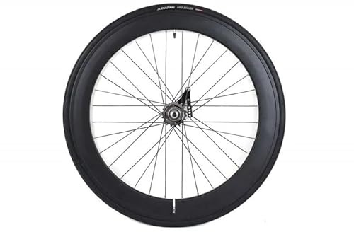 Rueda Trasera Santafixie 700C 60 mm – Freno Contrapedal – Aluminio + Cubierta 700x25C Antipinchazos + Cámara (Negro)