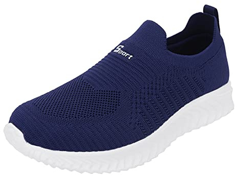 Zapatillas deportivas de punto para hombre, ligeras, cómodas, para caminar, para el ocio diario y el estilo de vida cotidiano