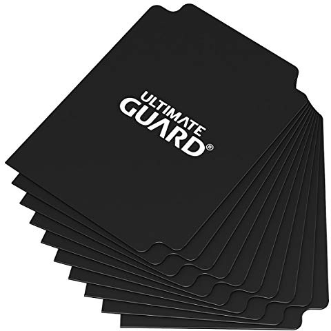 Ultimate Guard Card Dividers Tarjetas Separadoras para Cartas Tamaño Estándar Negro (10)