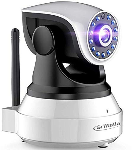Sricam Italia SP017-S IP-Kamera-HD-Überwachungskamera, 3MP, kabellose P2P-Kamera, Nachtsicht-Bewegungserkennung, SriHome