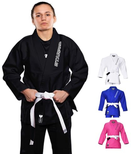 Starpro | Evolve Preshrunk Jiu Jitsu Gi, BJJ Gi Uomo | Molte taglie e colori | Uomo BJJ Gi, brasiliano Jiu Jitsu Gi, Gi BJJ