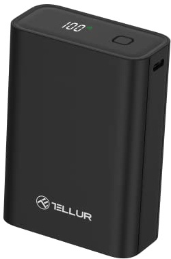 TELLUR Compact Pro PD701 tragbares Ladegerät für Tablet, Smartphone, PD3.0 20 W, QC3.0 22,5 W, Huawei Supercharge 22,5 W, Schnellladung, Laden und Entladen gleichzeitig (20.000 mAh)