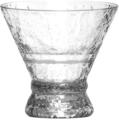 Vasos de cóctel transparentes – Kit de vasos de vino de 200 ml – Copa transparente para café, reunión familiar, discoteca, hogar, bar