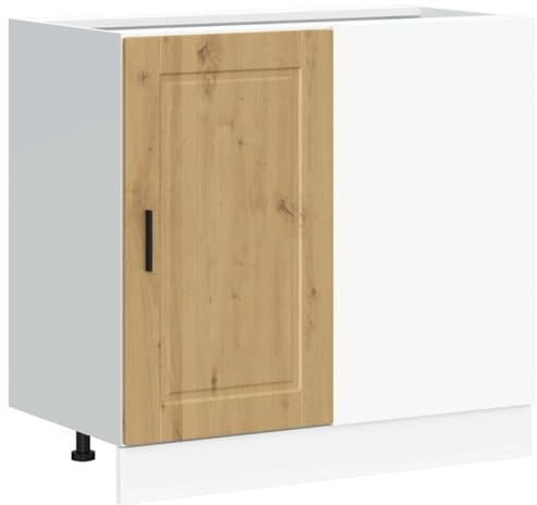 vidaXL Base da Cucina Porto Rovere Artigianale Legno Multistrato, Mobile Base lavello, lavello Cucina Base Mobile, Cucina Base Mobile