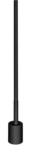 OSRAM Rinconera pie SMART+ WIFI LED, fina, negra, 8W, 540lm, luz blanca, color ajustable, regulable, función de ritmo de música y bricolaje, larga duración, controlable por aplicación, 2700-6500K