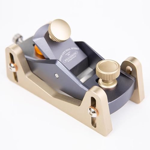 Vituord Mini Rabot À Main, Rabot À Bois, Profondeur De Coupe Réglable, Largeur 26,7 Mm, Idéal pour Le Travail du Bois, L'ébavurage, Le Rabotage Et Le Lissage De Surfaces