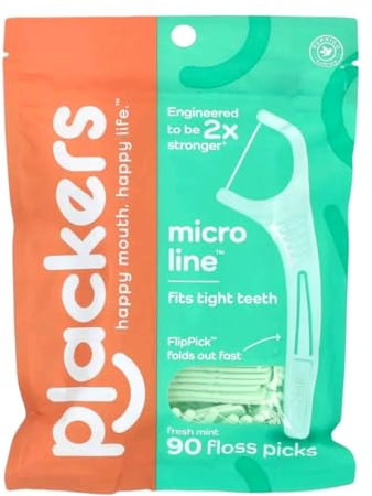 Plackers Zahnseide Micro Mint – 90 Count