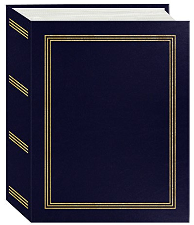 Mini-Max Photo 100 Pocket 4x6 Photo Album, Navy Blue