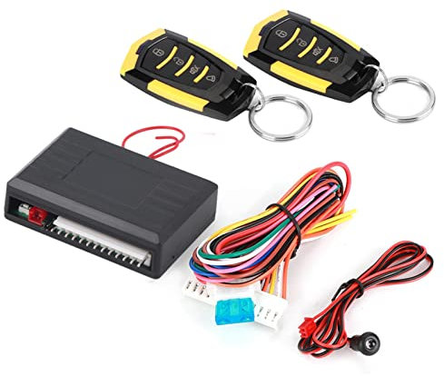 EVTSCAN Universal Car Alarm Keyless Entry System Central Locking Kit with Remote Control