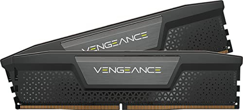 Corsair Vengeance DDR5 RAM 64GB (2x32GB) 6600MHz CL32 Intel XMP iCUE Kompatibel Computer Speicher - Schwarz (CMK64GX5M2B6600C32)