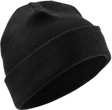 CEP - Winter Merino Beanie - Atmungsaktive Laufmütze Cold Weather für Damen und Herren | rutschfeste, ultraleichte Beanie Mütze gegen Kälte | Sport Mütze mit Merino Wolle schwarz
