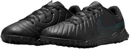 Nike Jungen Jr. Tiempo Legend 10 Academy Sneaker, Black Black Deep Jungle, 38 EU