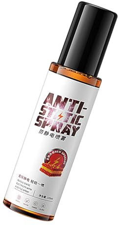 Spray adesivo statico - Liquido PE standard da 100 ml Formato da viaggio | Dispositivo per la rimozione antistatico dei vestiti con riduzione delle rughe ad effetto immediato | Cura degli indumenti pe
