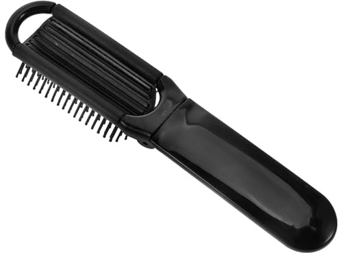 WESIEVYA Folding Mirror Comb for Travel Small Brush for Hair Compact Mirror for Purses Portable Brush Foldable Travel