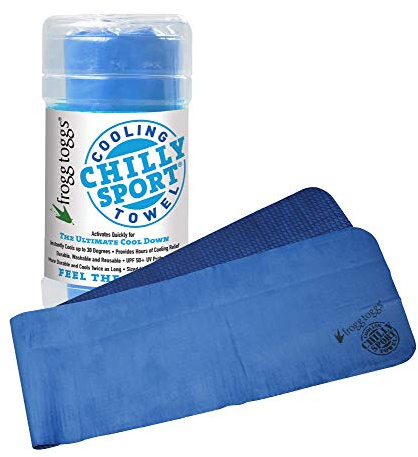 FROGG TOGGS Chilly Sport Cooling Neck Wrap & Head Band, Varsity Blue, 33 x 6 1/2