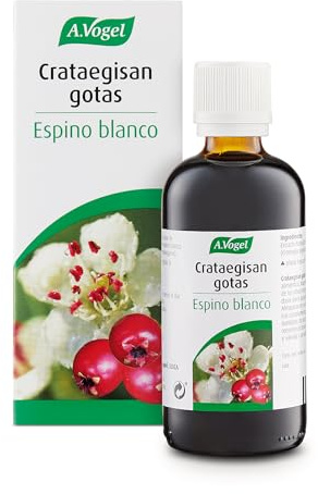 A.Vogel Crataegisan Gotas | Regula la Actividad Cardíaca | Extracto de Espino Blanco | Suplemento para el Corazón | Ingredientes Activos de Plantas Frescas | 100 ml