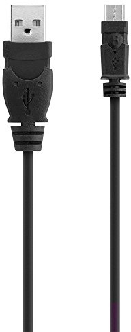 Belkin F3U151CP1.8M-P USB 2 to Micro USB Cable 6 Feet 1.8 Meter Black for Samsung Nexus LG Sony HTC Kindle