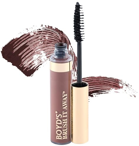 Boyd’s Brush It Away | Grey Hair Root Touch Up for Women & Men | Temporary Hair Color Mascara | Quick-Dry Water-Resistant Concealing Formula | Auburn
