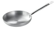 PINTINOX Padella in Alluminio Crudo Professionale con Spessore 4 mm, Serie Tender, con Manico Tubolare in Acciaio Inox, Diametro 40 cm