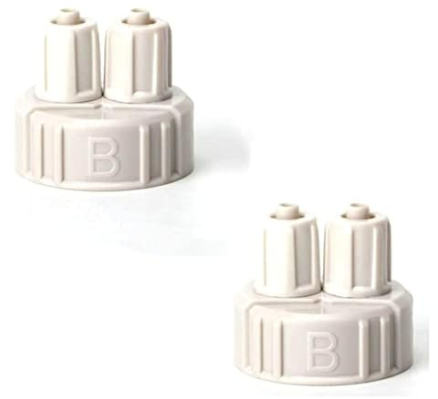 Tiardey Lot de 2 diffuseurs de CO2 pour Aquarium - Réacteur de dioxyde de Carbone - À Visser Rapidement - Bouchon de Bouteille