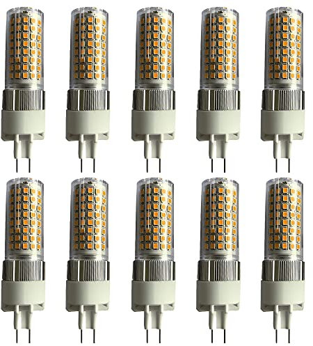 PAZWAHF G8.5 LED Keramikbirne 16W 1600lm dimmbar - [10er Pack] Maisform 360° Abstrahlwinkel, 3000K/4000K/6000K wählbar, AC 110-240V - Ersatz für Halogen-Metalldampflampen